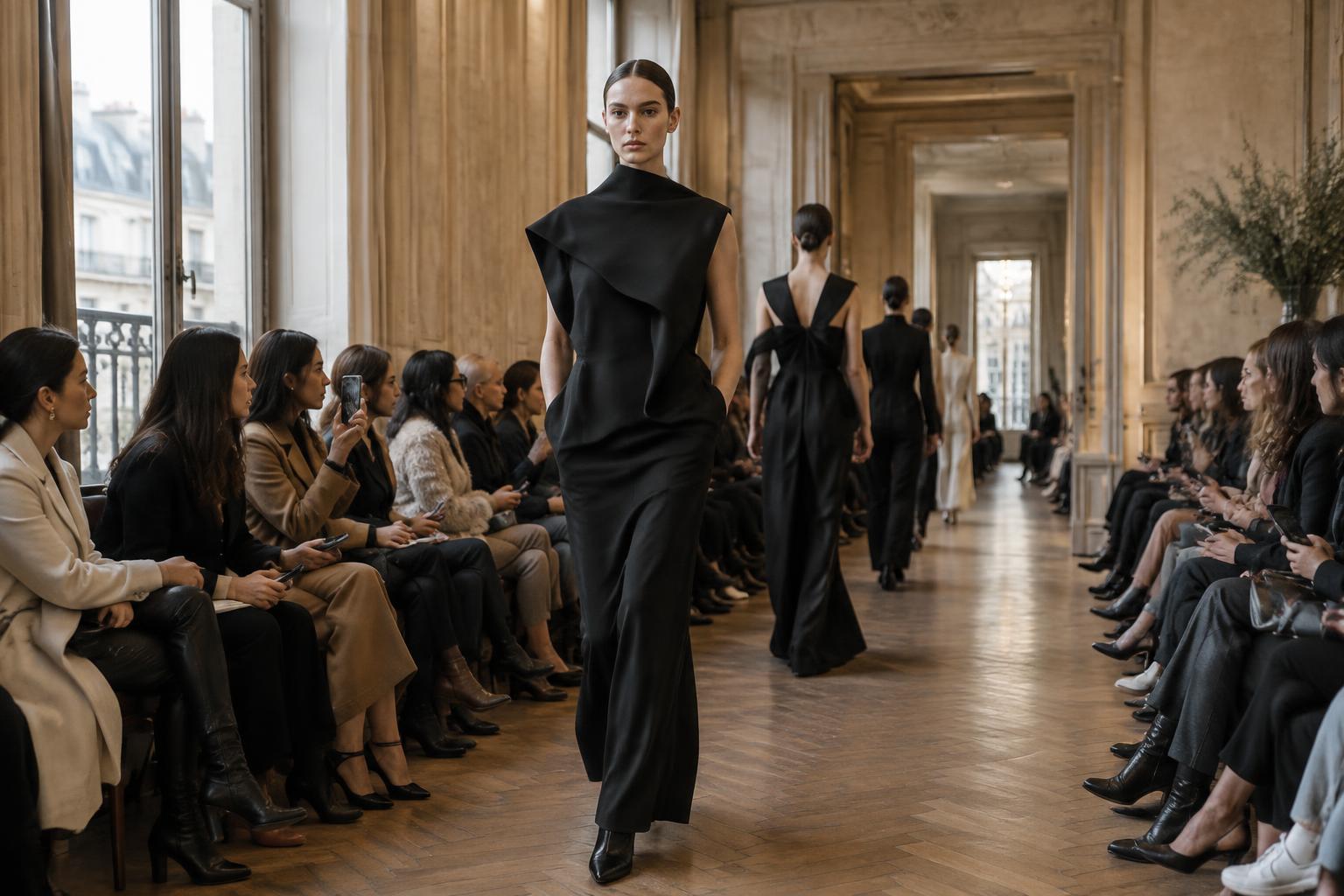 Inside a Paris Fashion Week show: the moment you take your seat